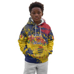 Afro TChad Personalized Kid Hoodie Happy Republic Day - African Pride