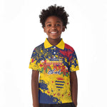 Afro TChad Personalized Kid Polo Shirt Happy Republic Day - African Pride