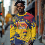 Afro TChad Personalized Long Sleeve Shirt Happy Republic Day - African Pride