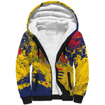Afro TChad Personalized Sherpa Hoodie Happy Republic Day - African Pride
