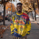 Afro TChad Personalized Sweatshirt Happy Republic Day - African Pride