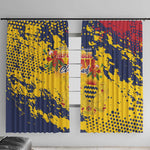 Afro TChad Window Curtain Happy Republic Day - African Pride