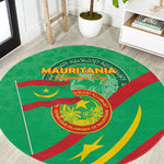 Mauritania Round Carpet Happy Independence Day - African Pride