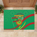 Mauritania Rubber Doormat Happy Independence Day - African Pride
