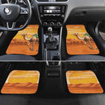 Mauritania Sahara Personalized Car Mats Camel With Map - African Pride