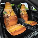 Mauritania Sahara Car Seat Cover Camel With Map - African Pride
