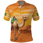 Mauritania Sahara Personalized Polo Shirt Camel With Map - African Pride