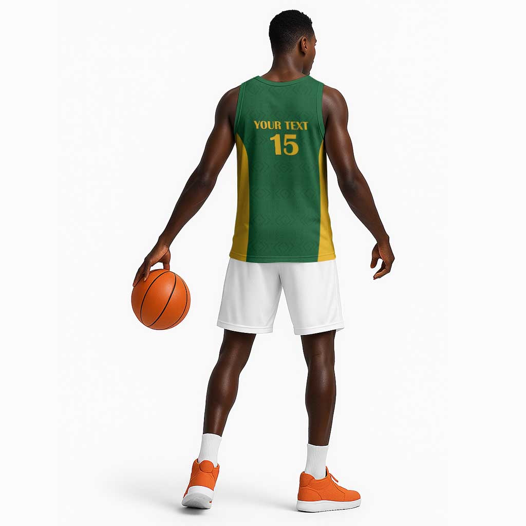 South Africa Hockey Custom Basketball Jersey Come On Ama Stokke Stokke - African Pride