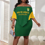 South Africa Hockey Custom Off Shoulder Short Dress Come On Ama Stokke Stokke - African Pride