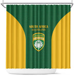 South Africa Hockey Shower Curtain Come On Ama Stokke Stokke - African Pride