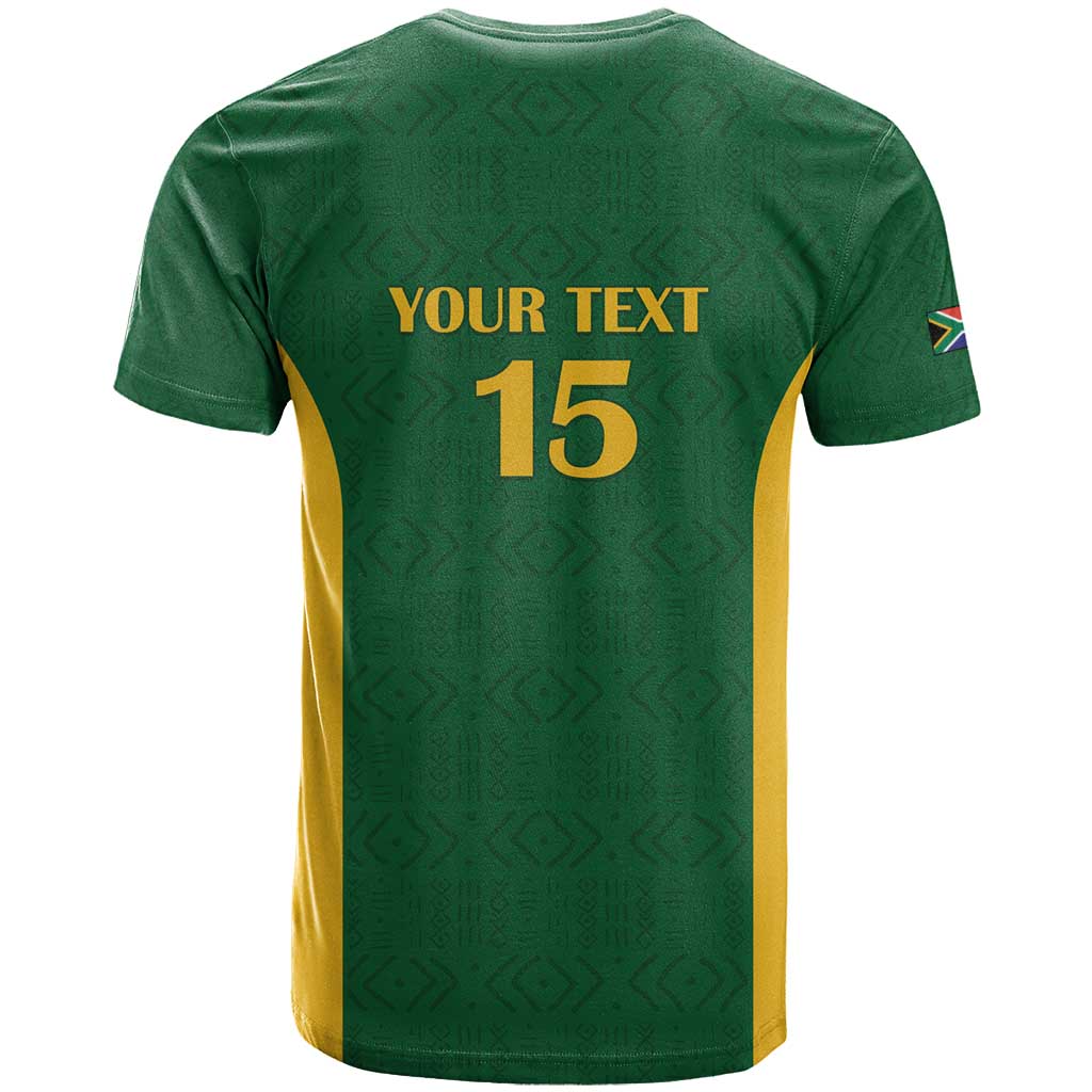 South Africa Hockey Custom T shirt Come On Ama Stokke Stokke - African Pride