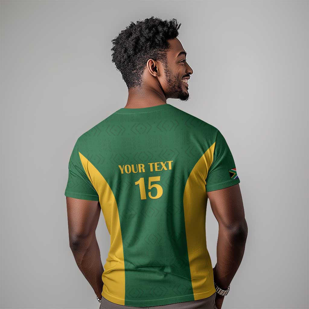 South Africa Hockey Custom T shirt Come On Ama Stokke Stokke - African Pride
