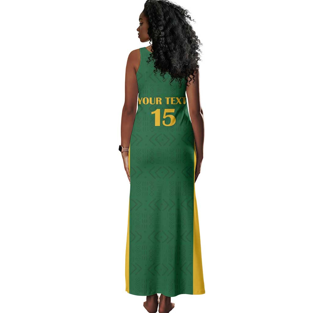 South Africa Hockey Custom Tank Maxi Dress Come On Ama Stokke Stokke - African Pride