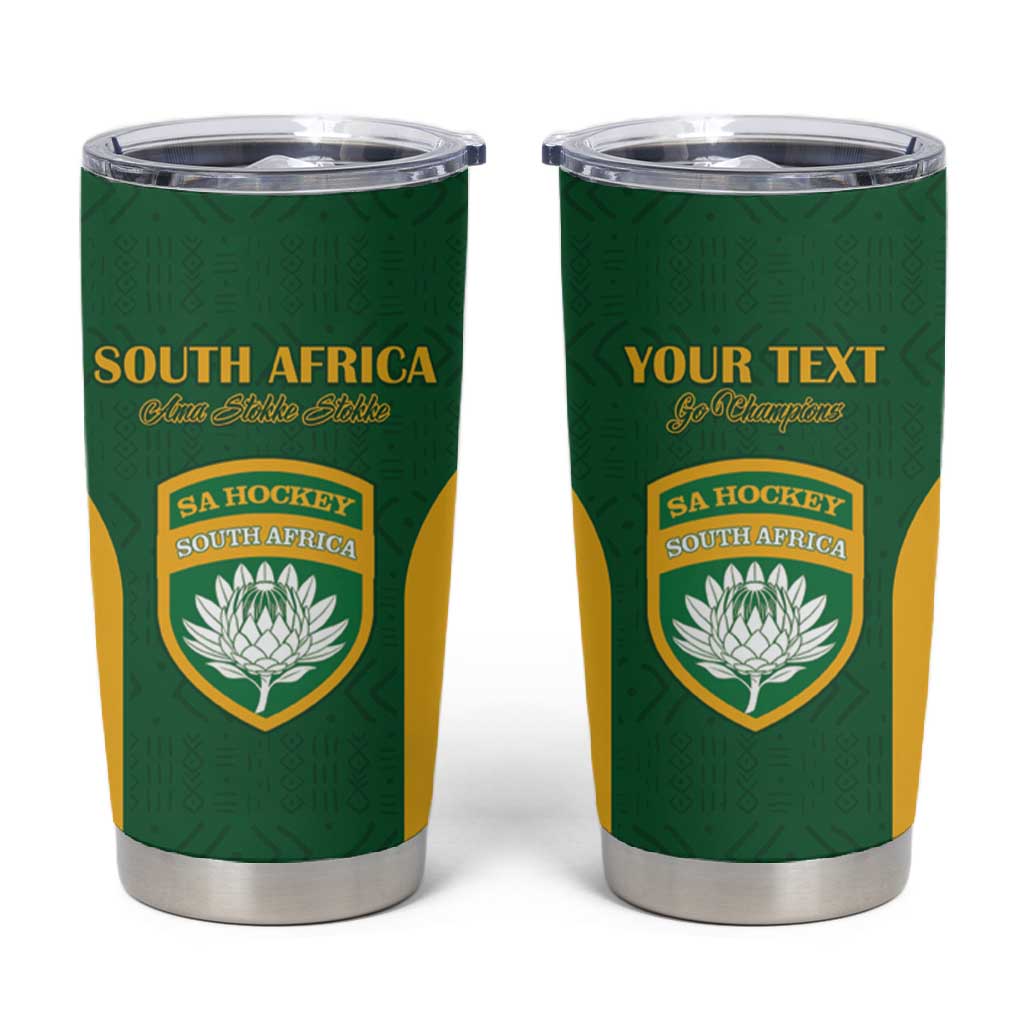 South Africa Hockey Custom Tumbler Cup Come On Ama Stokke Stokke - African Pride