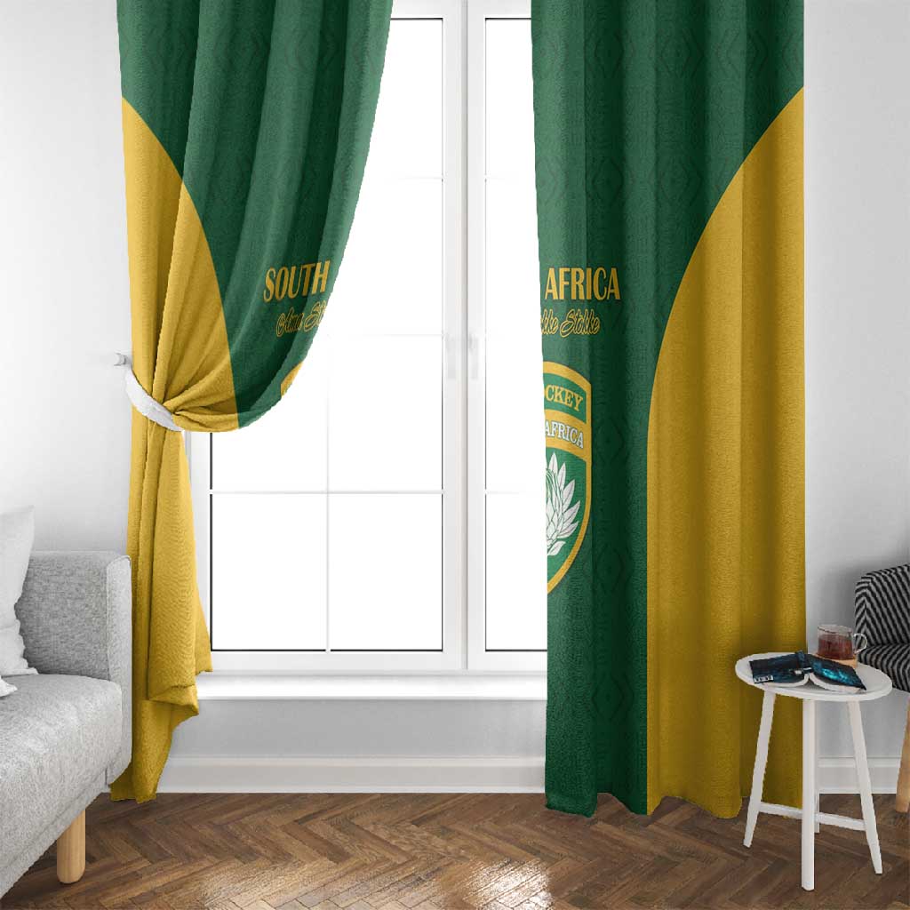 South Africa Hockey Window Curtain Come On Ama Stokke Stokke - African Pride