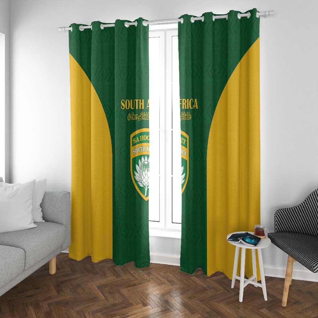 South Africa Hockey Window Curtain Come On Ama Stokke Stokke - African Pride
