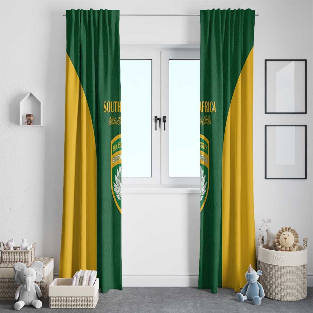 South Africa Hockey Window Curtain Come On Ama Stokke Stokke - African Pride
