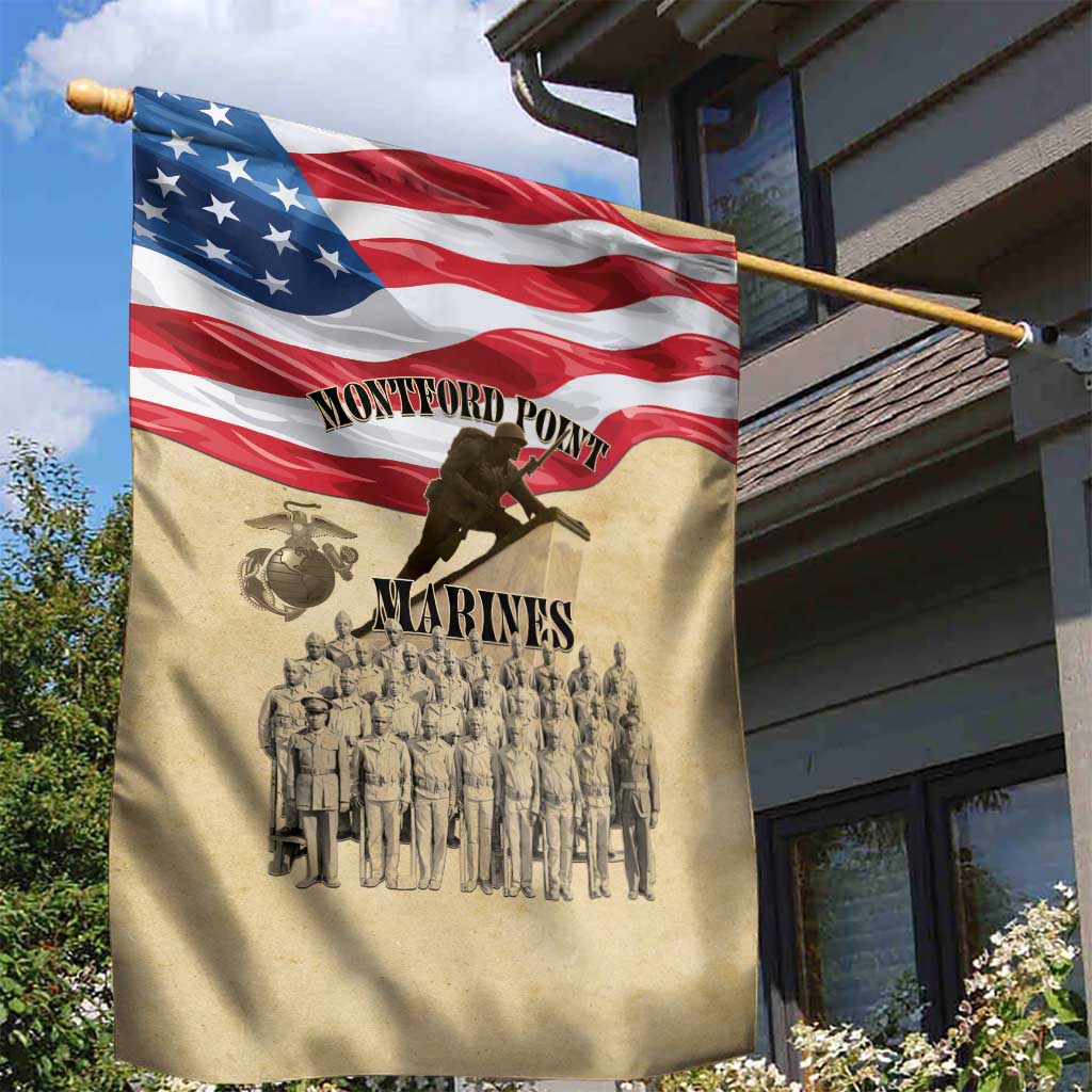 Montford Point Marines Legacy Garden Flag First Black U.S. Marines - African Pride
