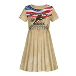 Montford Point Marines Legacy Kid Short Sleeve Dress First Black U.S. Marines - African Pride