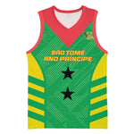 Sao Tome and Principe Football Custom Basketball Jersey Sporty Style - Green Color - African Pride