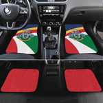 Personalized Happy Seychelles Independence Day Car Mats Black Parrot Coat Of Arms