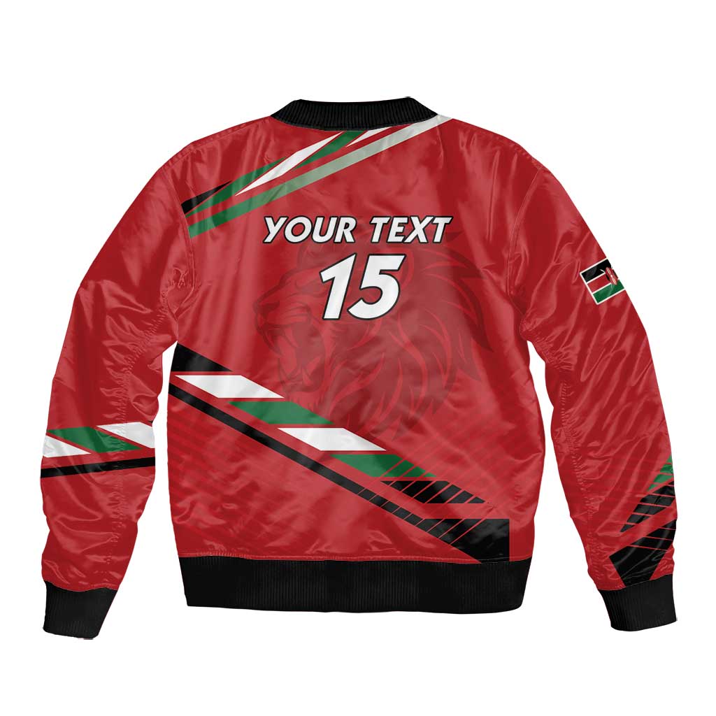 Custom Kenya Volleyball Bomber Jacket Go Champions