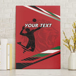 Custom Kenya Volleyball Canvas Wall Art Go Champions
