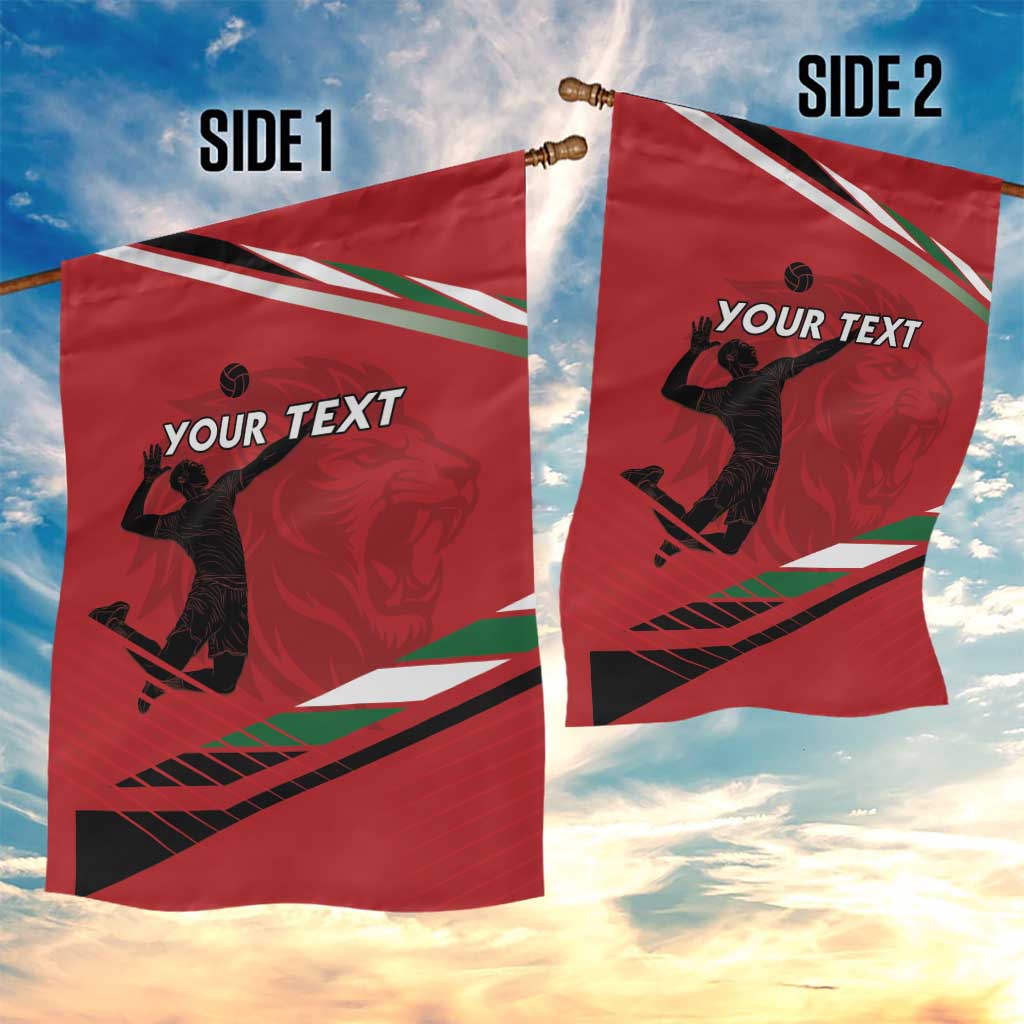 Custom Kenya Volleyball Garden Flag Go Champions