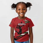 Custom Kenya Volleyball Kid T shirt Go Champions
