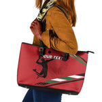Custom Kenya Volleyball Leather Tote Bag Go Champions