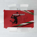 Custom Kenya Volleyball Tablecloth Go Champions