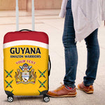 Guyana Cricket Custom Luggage Cover Go Amazon Warriors Go - African Pride