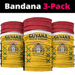 Guyana Cricket Neck Gaiter Go Amazon Warriors Go - African Pride