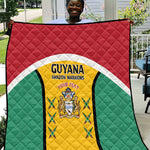 Guyana Cricket Custom Quilt Go Amazon Warriors Go - African Pride
