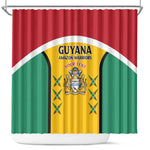Guyana Cricket Custom Shower Curtain Go Amazon Warriors Go - African Pride