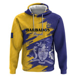 Barbados Royals Cricket Custom Hoodie Coat Of Arms Flag Style - African Pride