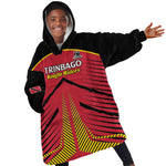 Trinidad and Tobago Cricket Custom Kid Wearable Blanket Hoodie Trinbago Strong - African Pride