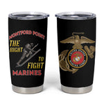 African American Heroes Tumbler Cup Montford Point Marines - Black - African Pride