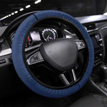 African American Heroes Steering Wheel Cover Montford Point Marines - Blue - African Pride