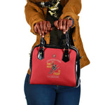 African American Heroes Shoulder Handbag Montford Point Marines - Red - African Pride