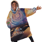 Mauritania Eyes of the SaharaKid Wearable Blanket Hoodie - African Pride