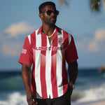 Custom Liberia Football Hawaiian Shirt The Lone Stars Sporty Style