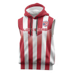 Custom Liberia Football Sleeveless Hoodie The Lone Stars Sporty Style - African Pride