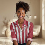 Custom Liberia Football Women Casual Shirt The Lone Stars Sporty Style LT15