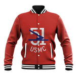 51 USMC Legacy Baseball Jacket Proud Montford Point Marines - African Pride