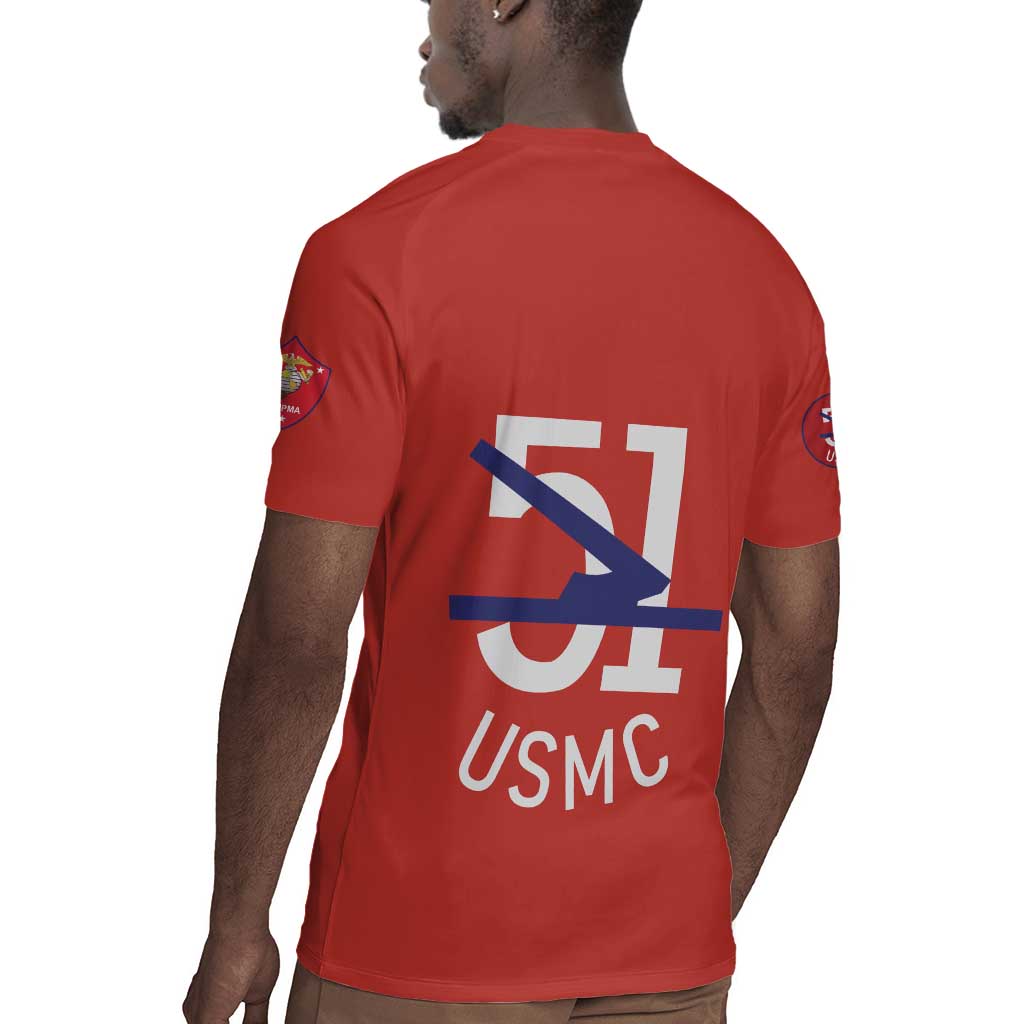 51 USMC Legacy Rugby Jersey Proud Montford Point Marines - African Pride