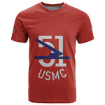 51 USMC Legacy T shirt Proud Montford Point Marines - African Pride