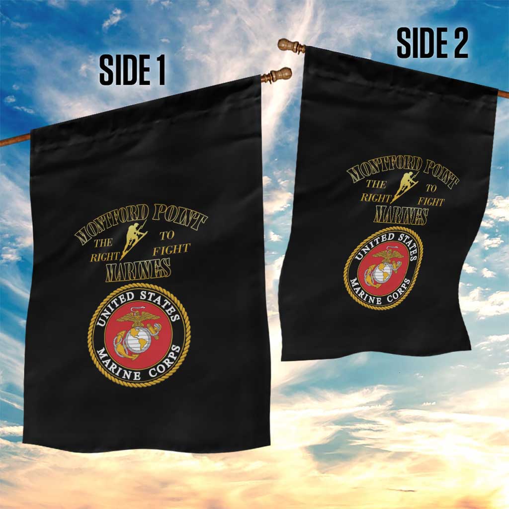 Montford Point Marines Garden Flag African American Heroes Black - African Pride