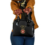 Montford Point Marines Shoulder Handbag African American Heroes Black - African Pride