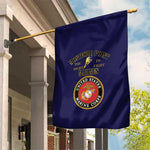 Montford Point Marines Garden Flag African American Heroes Navy Blue - African Pride